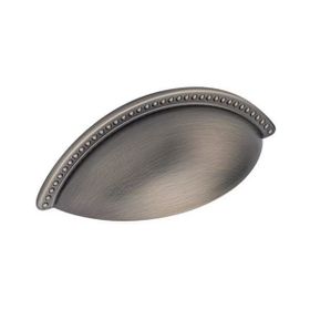 Hafele Calisto 64 mm Kabuk Antik Gümüş Kulp