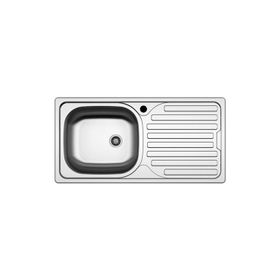 Hafele CAPUA03 860x435 mm Satin Sağ Tezgah Üstü Eviye
