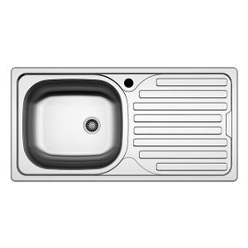 Hafele CAPUA03 860x435 mm Satin Sağ Tezgah Üstü Eviye