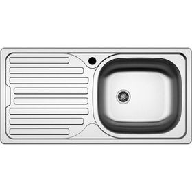 Hafele CAPUA03 860x435 mm Satin Sol Tezgah Üstü Eviye