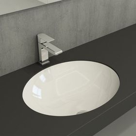 Hafele Elva 560x450 mm Parlak Beyaz Banyo Lavabosu