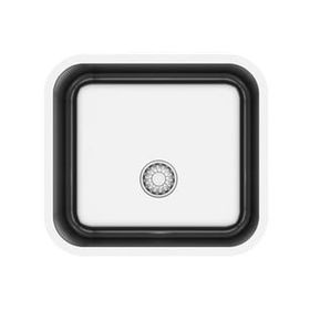 Hafele ENNA03 495x445 mm Parlak Tezgah Altı Eviye