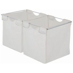 Hafele Flexstore 100 cm Krom Renk Açma Çamaşır Sepeti Rafı
