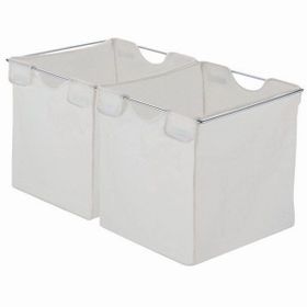 Hafele Flexstore 100 cm Krom Renk Açma Çamaşır Sepeti Rafı