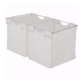 Hafele Flexstore 100 cm Krom Renk Açma Çamaşır Sepeti Rafı