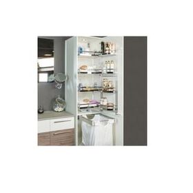 Hafele Flexstore 100 cm Krom Renk Açma Çamaşır Sepeti Rafı