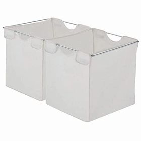 Hafele Flexstore 90 cm Krom Renk Açma Çamaşır Sepeti Rafı