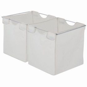 Hafele Flexstore 90 cm Krom Renk Açma Çamaşır Sepeti Rafı