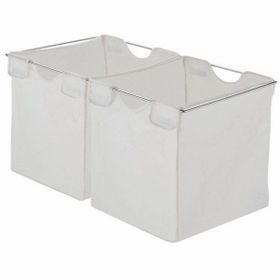 Hafele Flexstore 90 cm Krom Renk Açma Çamaşır Sepeti Rafı