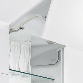 Hafele Free Fold Gri 77-84 cm 4.9-9.8 kg Kalkar Katlanır Makas Seti