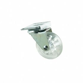 Hafele Frenli Plakalı 50 mm Şeffaf Tekerlek