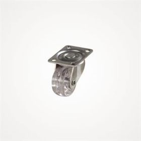 Hafele Frenli Plakalı 50 mm Şeffaf Tekerlek