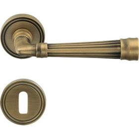 Hafele Gain Oda Antik Bronz Kapı Kolu Seti