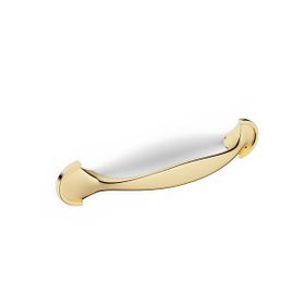 Hafele Glenn 96 mm Parlak Pirinç Kulp