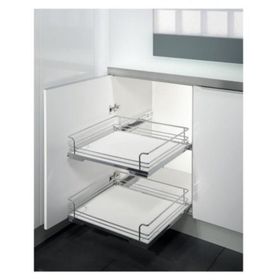 Hafele In Out Parlak Krom 600 mm Sepet Sistemi