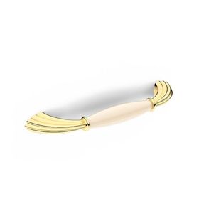 Hafele Jenna160 mm Parlak Pirinç Kulp
