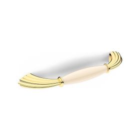 Hafele Jenna160 mm Parlak Pirinç Kulp