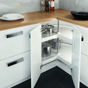 Hafele Jet 270 Derece Plastik Beyaz Çap 72 cm Sepet