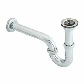 Hafele Metal 350 mm Parlak Krom Renk Banyo Sifonu