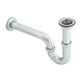 Hafele Metal 350 mm Parlak Krom Renk Banyo Sifonu