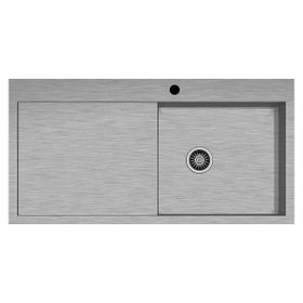 Hafele Novara Plus01 1000x510 mm Fırçalı Sol Eviye