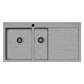 Hafele Novara Plus02 1000x510 mm Fırçalı Sağ Eviye