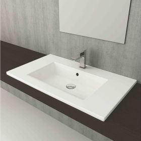 Hafele Parlak Beyaz 815x475 mm Tierra 80 Lavabo