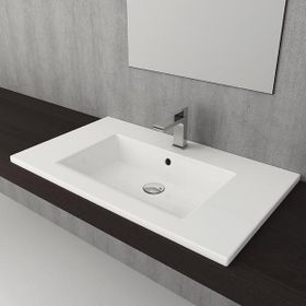 Hafele Parlak Beyaz 815x475 mm Tierra 80 Lavabo