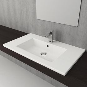 Hafele Parlak Beyaz 815x475 mm Tierra 80 Lavabo