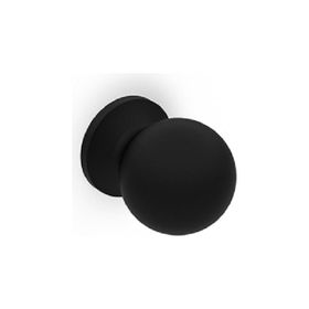 Hafele Pearl Jr Düğme Mat Siyah 18 mm Kulp