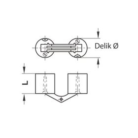 Hafele Pirinç Mat 14-19 mm Zysa Gizli Menteşe