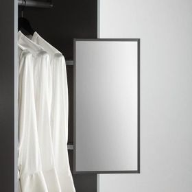 Hafele Reflect02 455x40x565 mm Beyaz Raylı Ayna