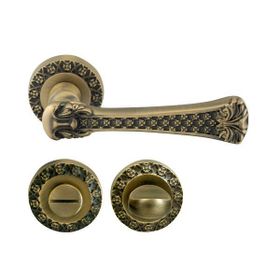 Hafele Sara Wc Antik Bronz Kapı Kolu Seti