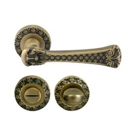 Hafele Sara Wc Antik Bronz Kapı Kolu Seti