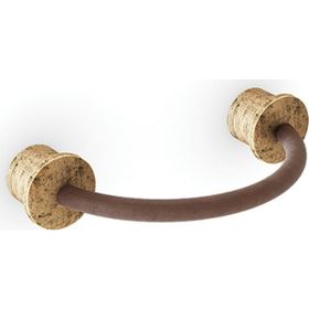 Hafele Satu 96 mm Deri Antik Bronz Koyu Kahve Kulp