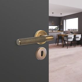 Hafele Verona Wc Mat Altın Kapı Kolu Seti