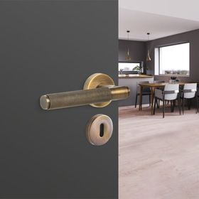 Hafele Verona Wc Mat Altın Kapı Kolu Seti
