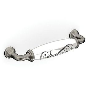 Hafele Violet 96 mm Antik Gümüş Kulp