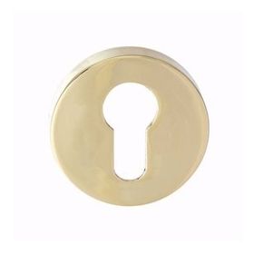 Hafele Yuvarlak Barelli 52 mm Parlak Pirinç Renk Kapı Kolu Rozeti