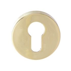 Hafele Yuvarlak Barelli 52 mm Parlak Pirinç Renk Kapı Kolu Rozeti