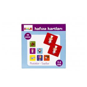 Hafıza Kartları - Meslekler - Taşıtlar (3-6 Yaş) - Eolo Eğitici Oyuncak Komisyon