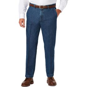 Haggar Lssige Orta Mavi Erkek Pantolon