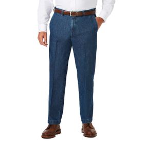 Haggar Lssige Orta Mavi Erkek Pantolon
