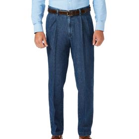 Haggar Lssige Orta Mavi Erkek Pantolon