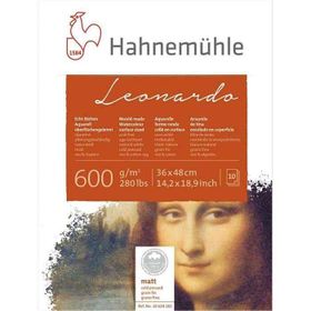 Hahnemühle 5794524 Leonardo Cold Pressed 600 gr 36x48 cm 10 Sayfa N:10628182 Sulu Boya Blok