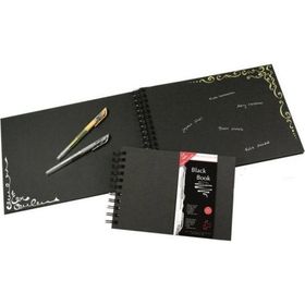 Hahnemühle Black Book 250 gr 30 Yaprak Defter