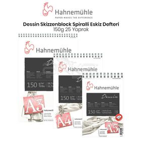 Hahnemühle Dessin Skizzenblock 150 gr 25 Yaprak Spiralli Eskiz Defteri