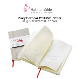 Hahnemühle Diary Flexbook Refill 100 gr 10.4x18.2 cm 80 Yaprak Defter