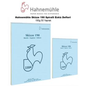 Hahnemühle Skizze 190 190 gr 50 Yaprak Spiralli Eskiz Defteri