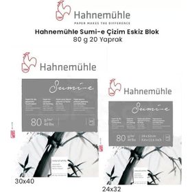 Hahnemühle Sumi Çizim 80 gr 20 Yaprak Eskiz Blok